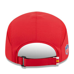 Kansas City Chiefs New Era 2025 Sideline Runner Adjustable Hat - Red Hats