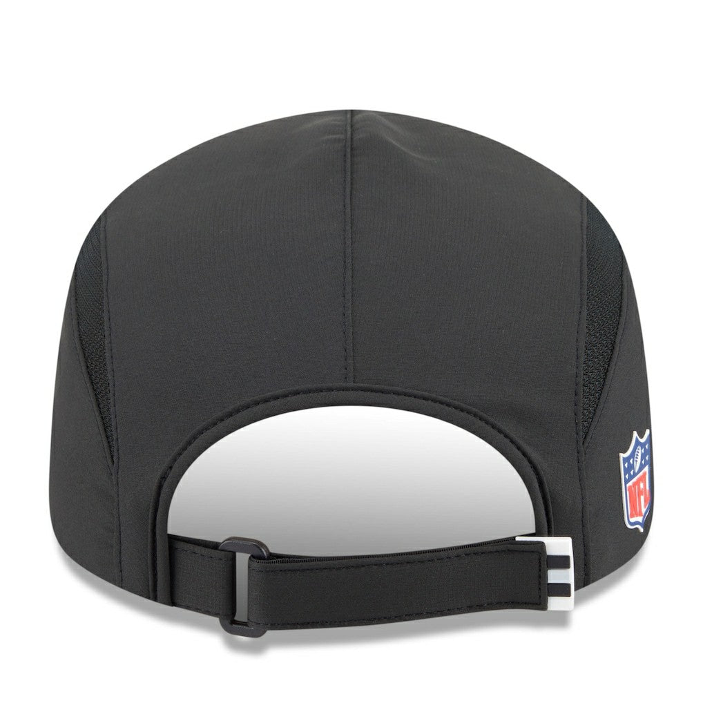 Las Vegas Raiders New Era 2025 Sideline Runner Adjustable Hat - Black Hats