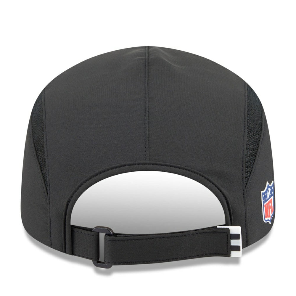 Las Vegas Raiders New Era 2025 Sideline Runner Adjustable Hat - Black Hats