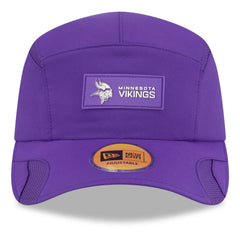 Minnesota Vikings New Era 2025 Sideline Runner Adjustable Hat - Purple Hats
