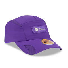 Minnesota Vikings New Era 2025 Sideline Runner Adjustable Hat - Purple Hats