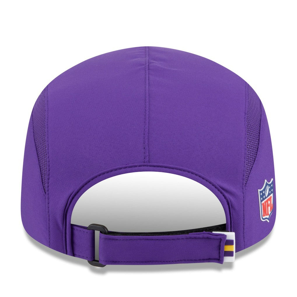 Minnesota Vikings New Era 2025 Sideline Runner Adjustable Hat - Purple Hats