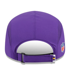 Minnesota Vikings New Era 2025 Sideline Runner Adjustable Hat - Purple Hats