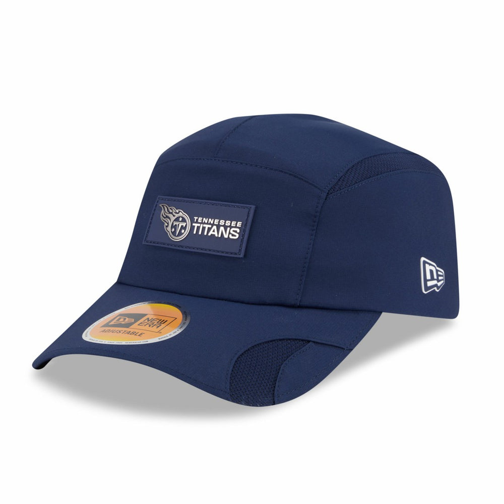 Tennessee Titans New Era 2025 Sideline Runner Adjustable Hat - Navy Hats
