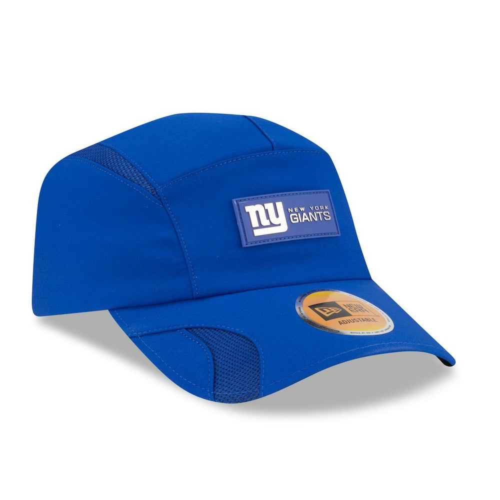 New York Giants New Era 2025 Sideline Runner Adjustable Hat - Royal Hats