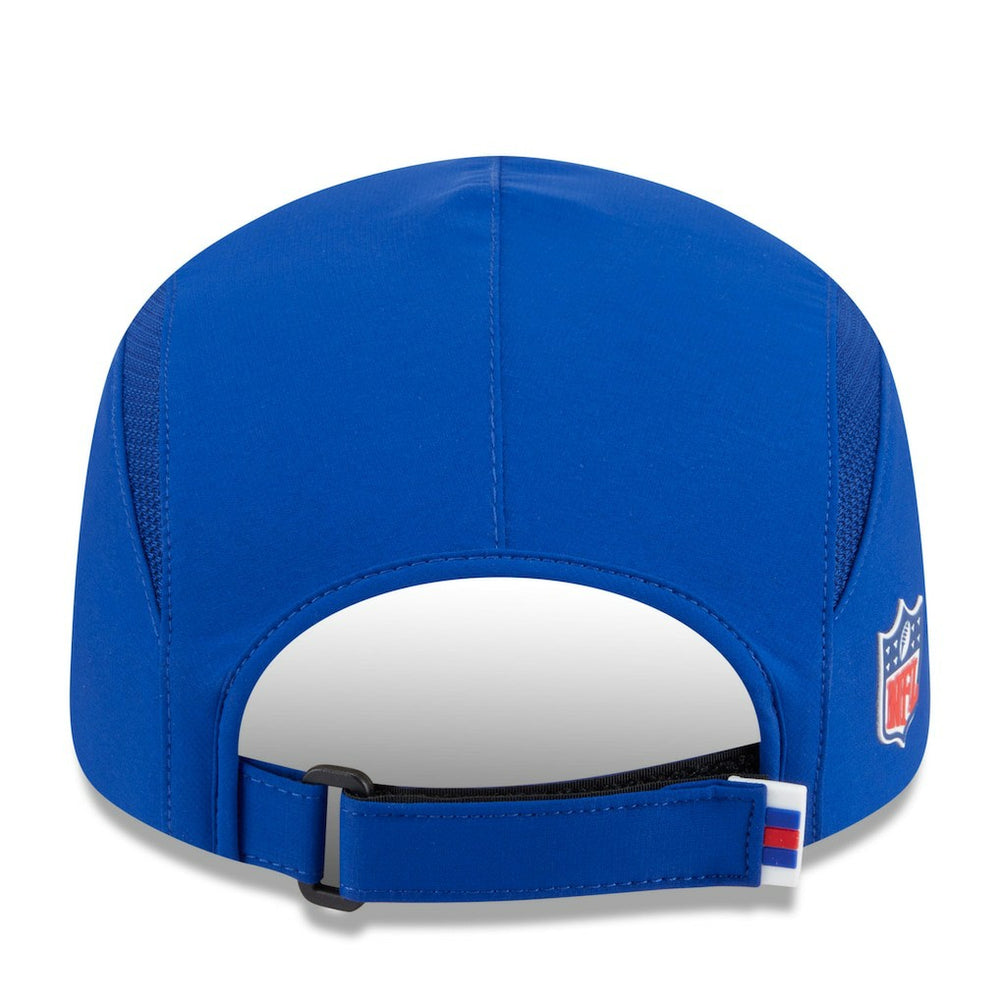 New York Giants New Era 2025 Sideline Runner Adjustable Hat - Royal Hats