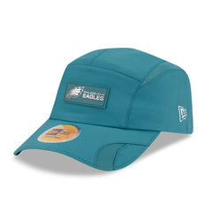 Philadelphia Eagles New Era 2025 Sideline Runner Adjustable Hat - Midnight Green Hats
