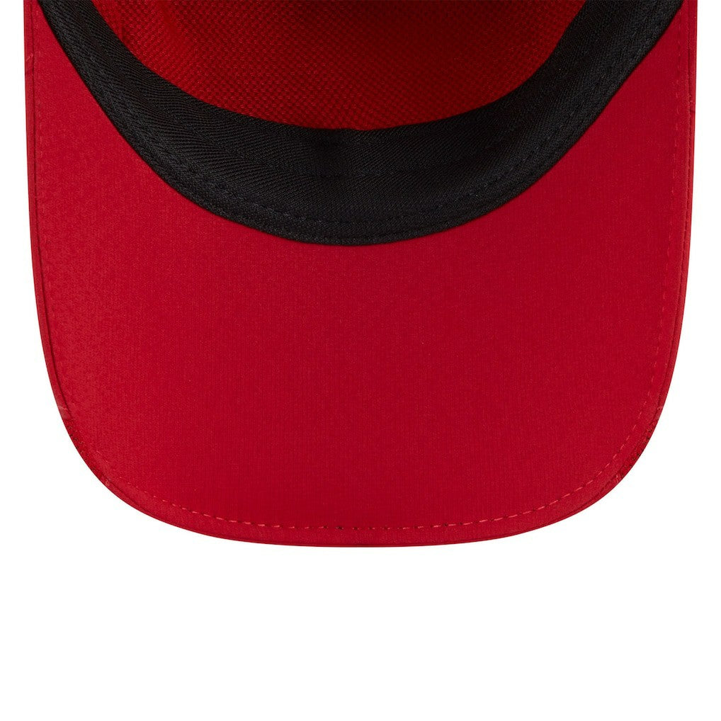 San Francisco 49ers New Era 2025 Sideline Runner Adjustable Hat - Scarlet Hats