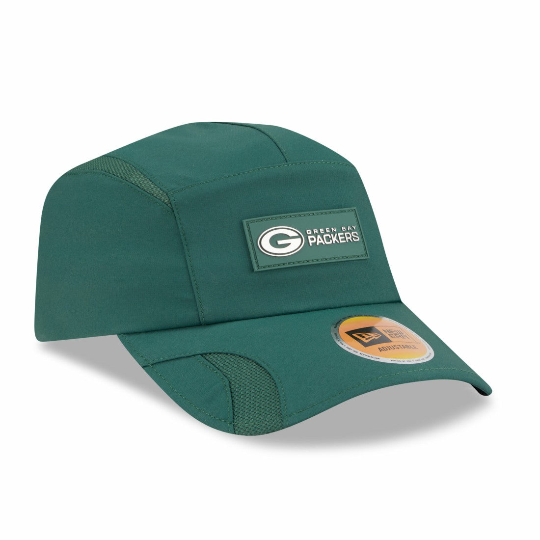 Green Bay Packers New Era 2025 Sideline Runner Adjustable Hat - Green Hats