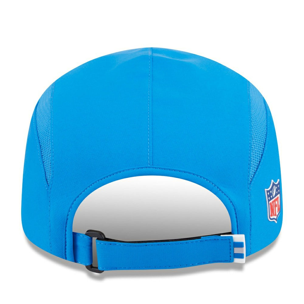 Detroit Lions New Era 2025 Sideline Runner Adjustable Hat - Blue Hats