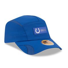 Indianapolis Colts New Era 2025 Sideline Runner Adjustable Hat - Royal Hats