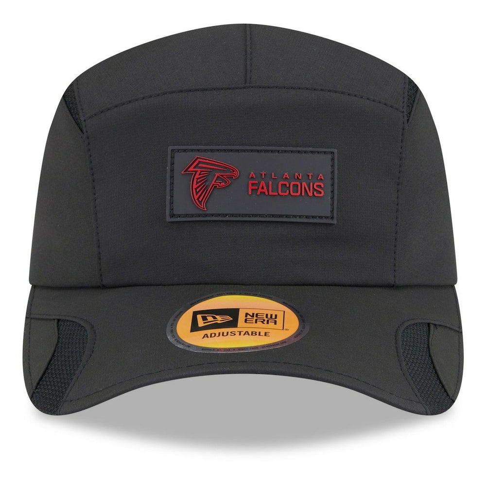 Atlanta Falcons New Era 2025 Sideline Runner Adjustable Hat - Black Hats