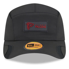 Atlanta Falcons New Era 2025 Sideline Runner Adjustable Hat - Black Hats