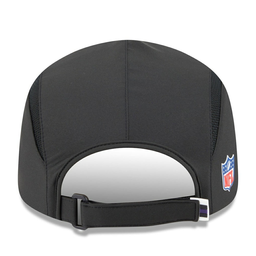 Baltimore Ravens New Era 2025 Sideline Runner Adjustable Hat - Black Hats