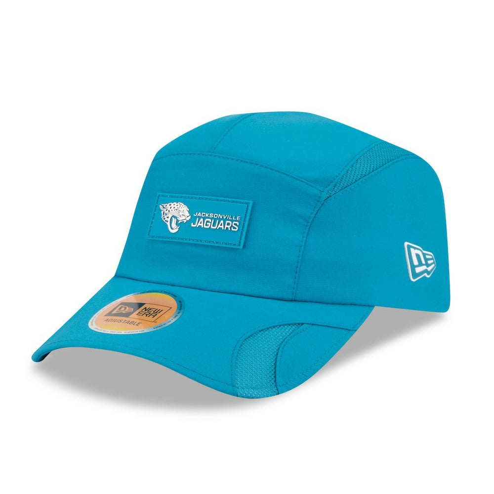Jacksonville Jaguars New Era 2025 Sideline Runner Adjustable Hat - Teal Hats