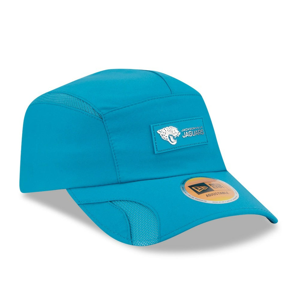 Jacksonville Jaguars New Era 2025 Sideline Runner Adjustable Hat - Teal Hats