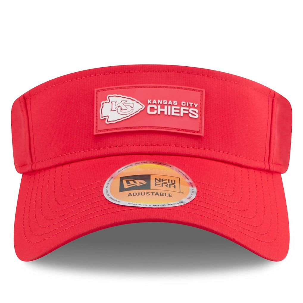 Kansas City Chiefs New Era 2025 Sideline Visor - Red