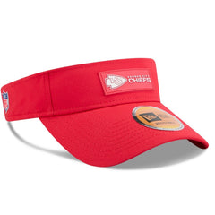 Kansas City Chiefs New Era 2025 Sideline Visor - Red