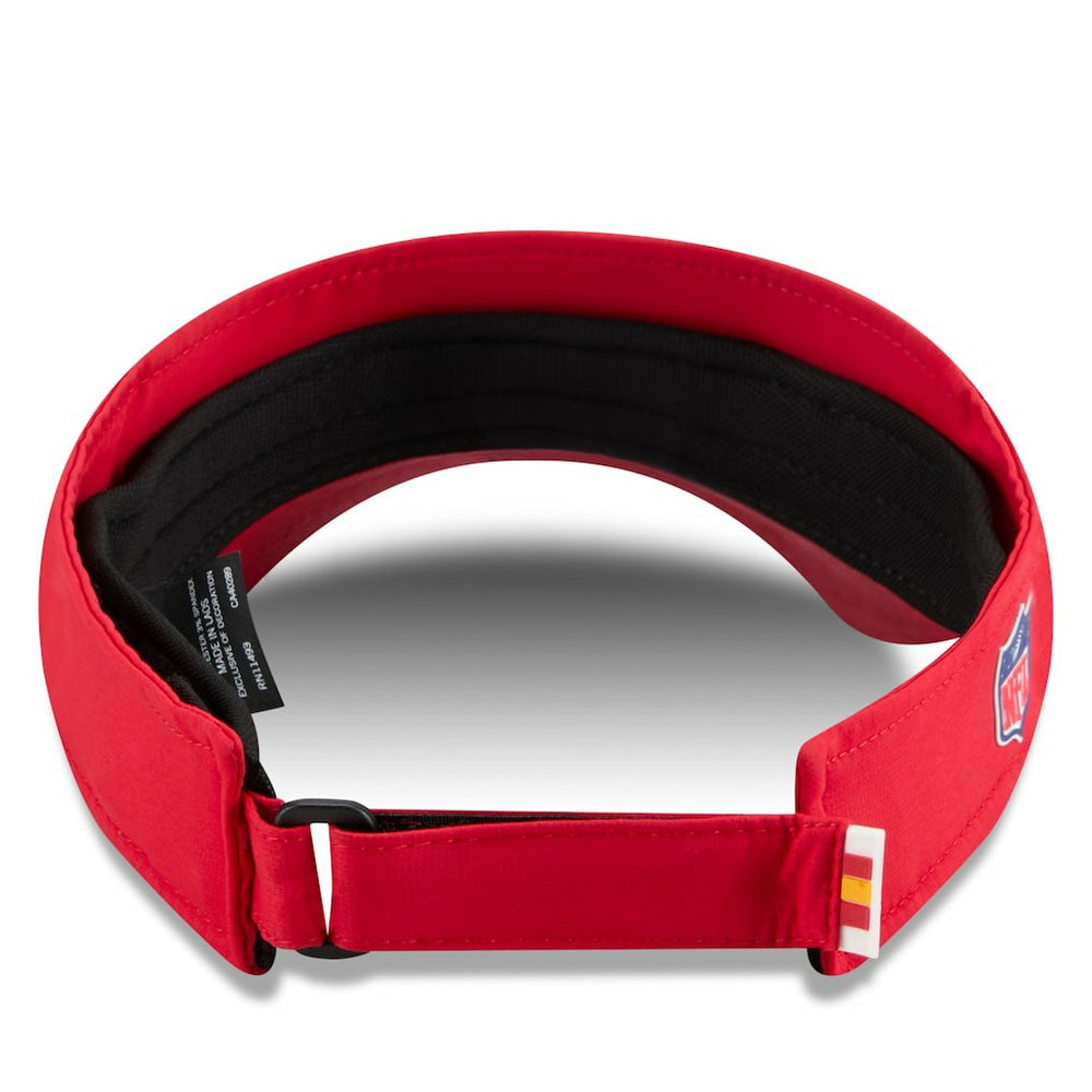 Kansas City Chiefs New Era 2025 Sideline Visor - Red