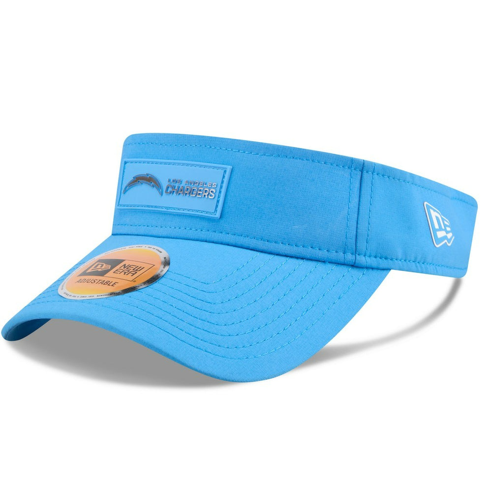 Los Angeles Chargers New Era 2025 Sideline Visor - Powder Blue