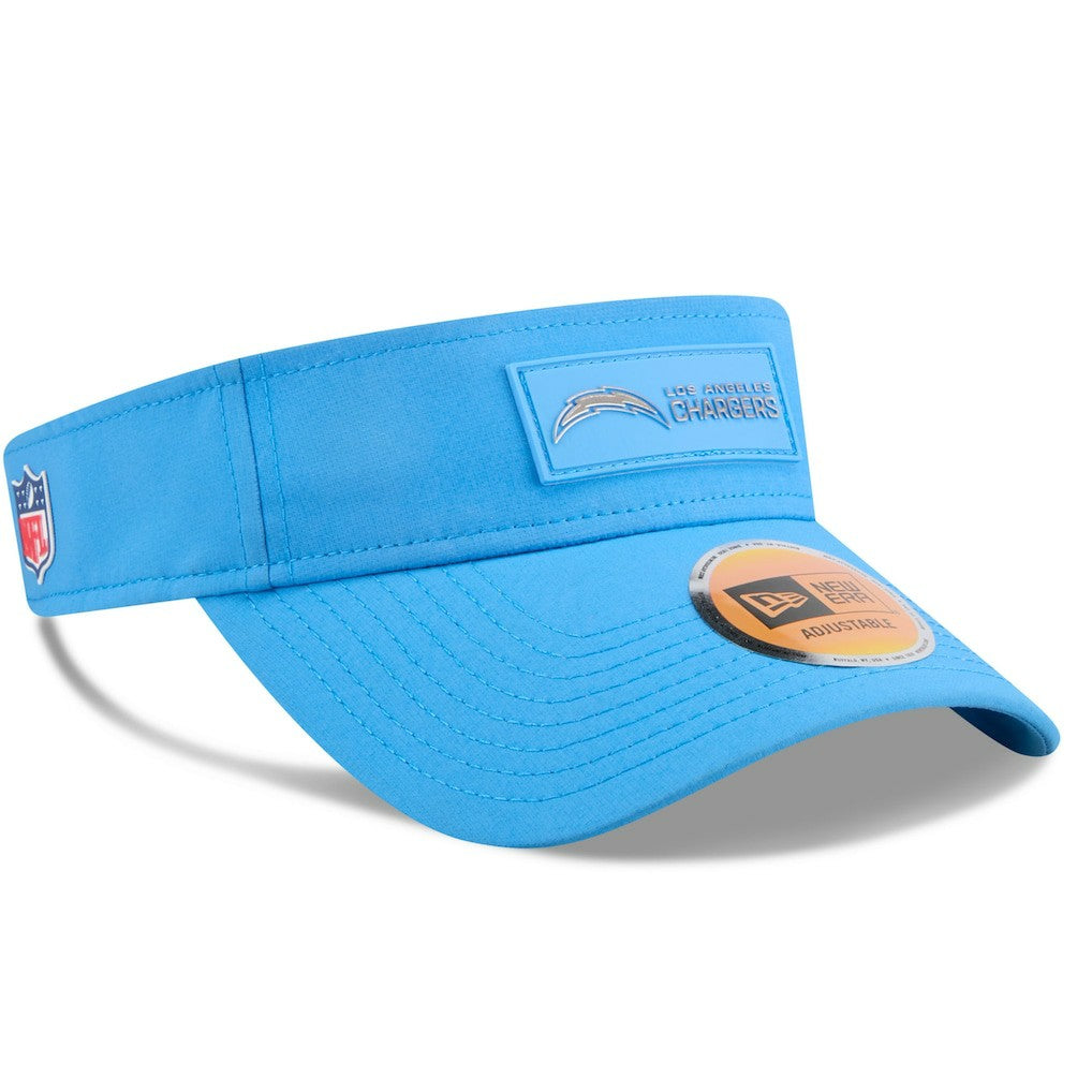 Los Angeles Chargers New Era 2025 Sideline Visor - Powder Blue