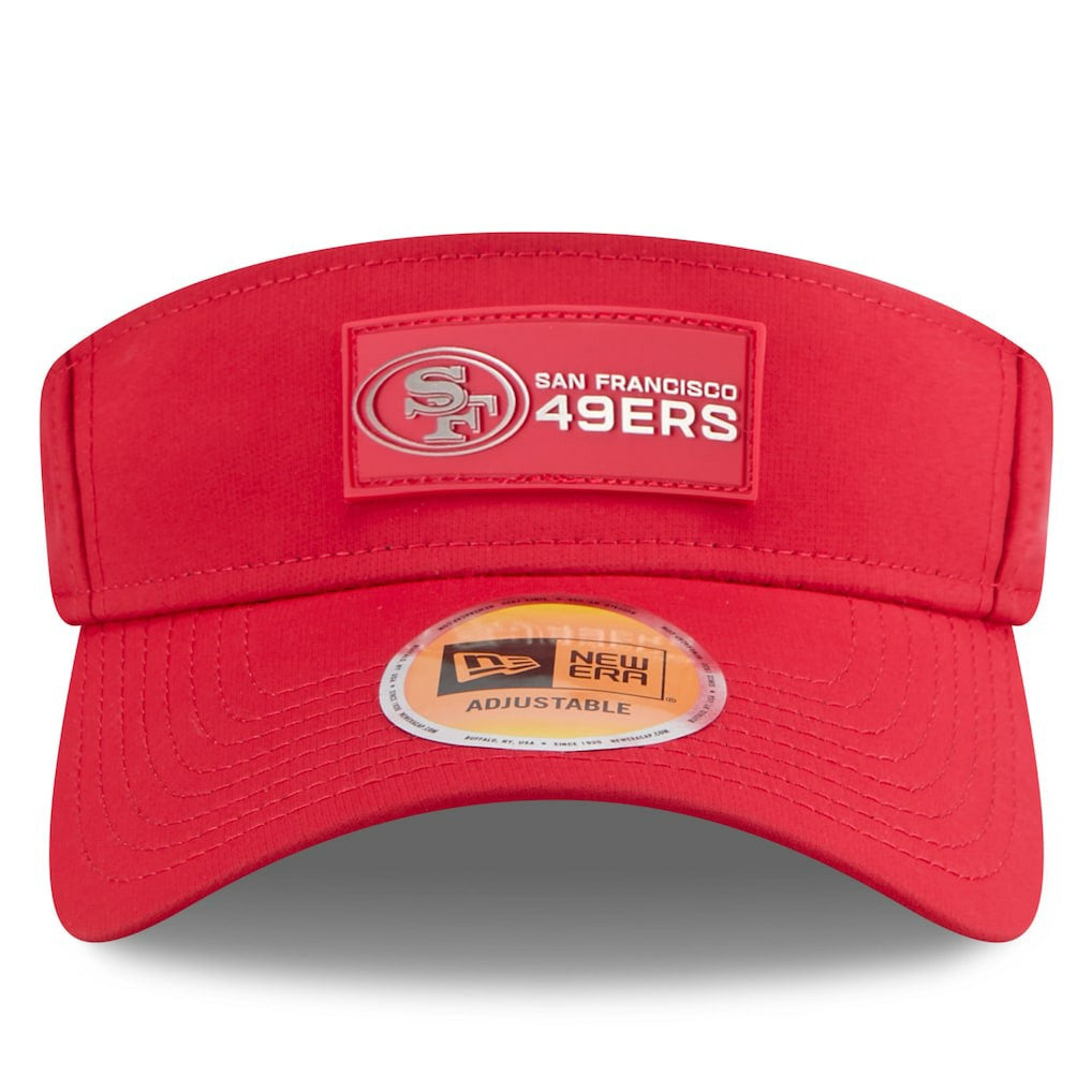 San Francisco 49ers New Era 2025 Sideline Visor - Scarlet