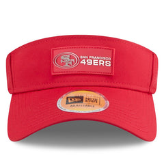 San Francisco 49ers New Era 2025 Sideline Visor - Scarlet