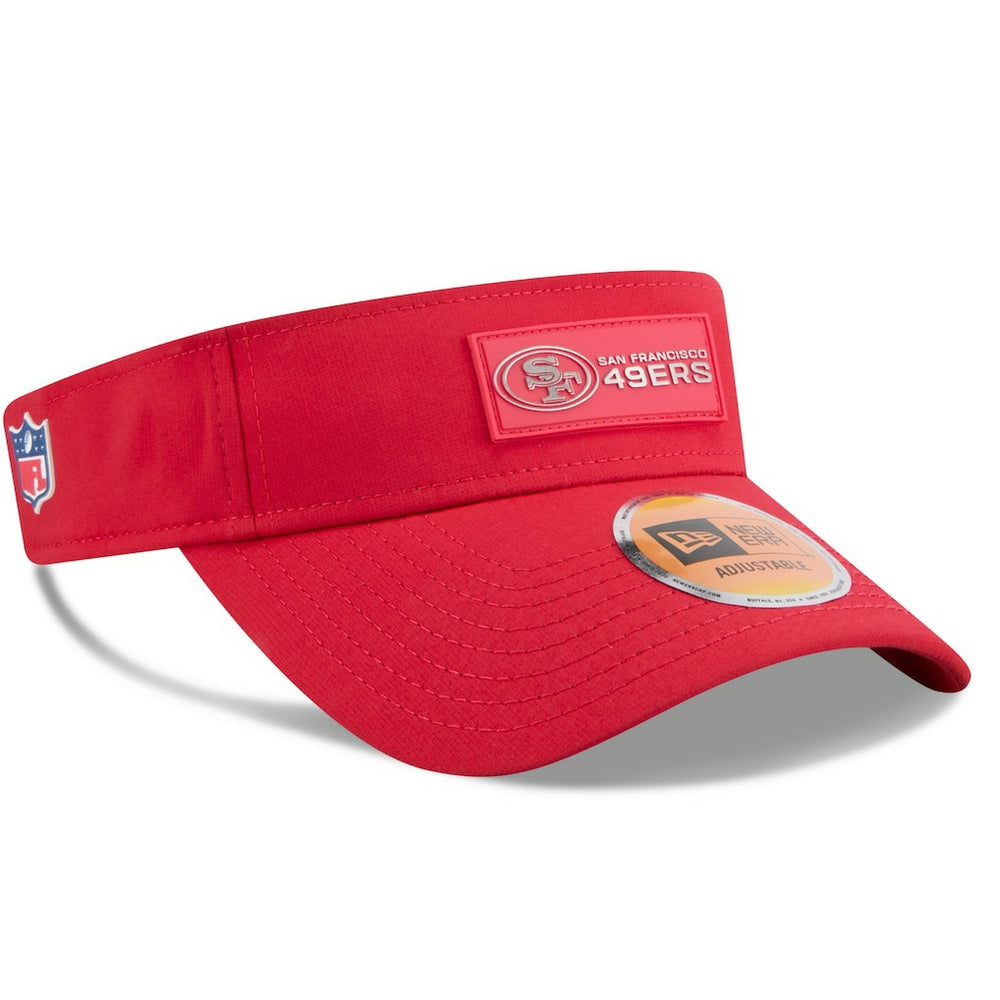 San Francisco 49ers New Era 2025 Sideline Visor - Scarlet