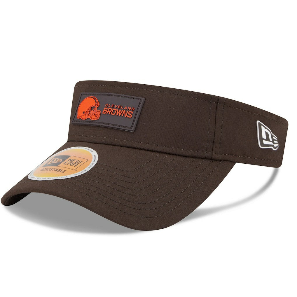 Cleveland Browns New Era 2025 Sideline Visor - Brown