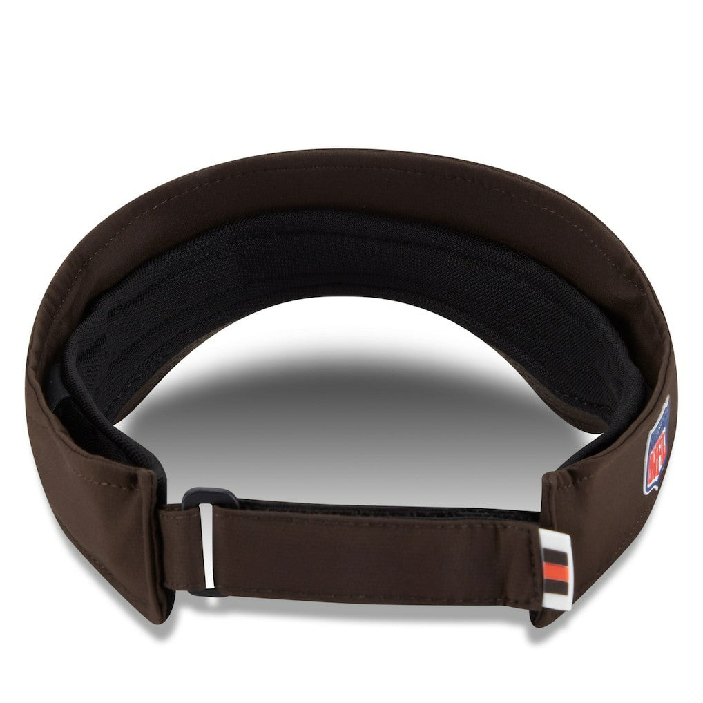 Cleveland Browns New Era 2025 Sideline Visor - Brown