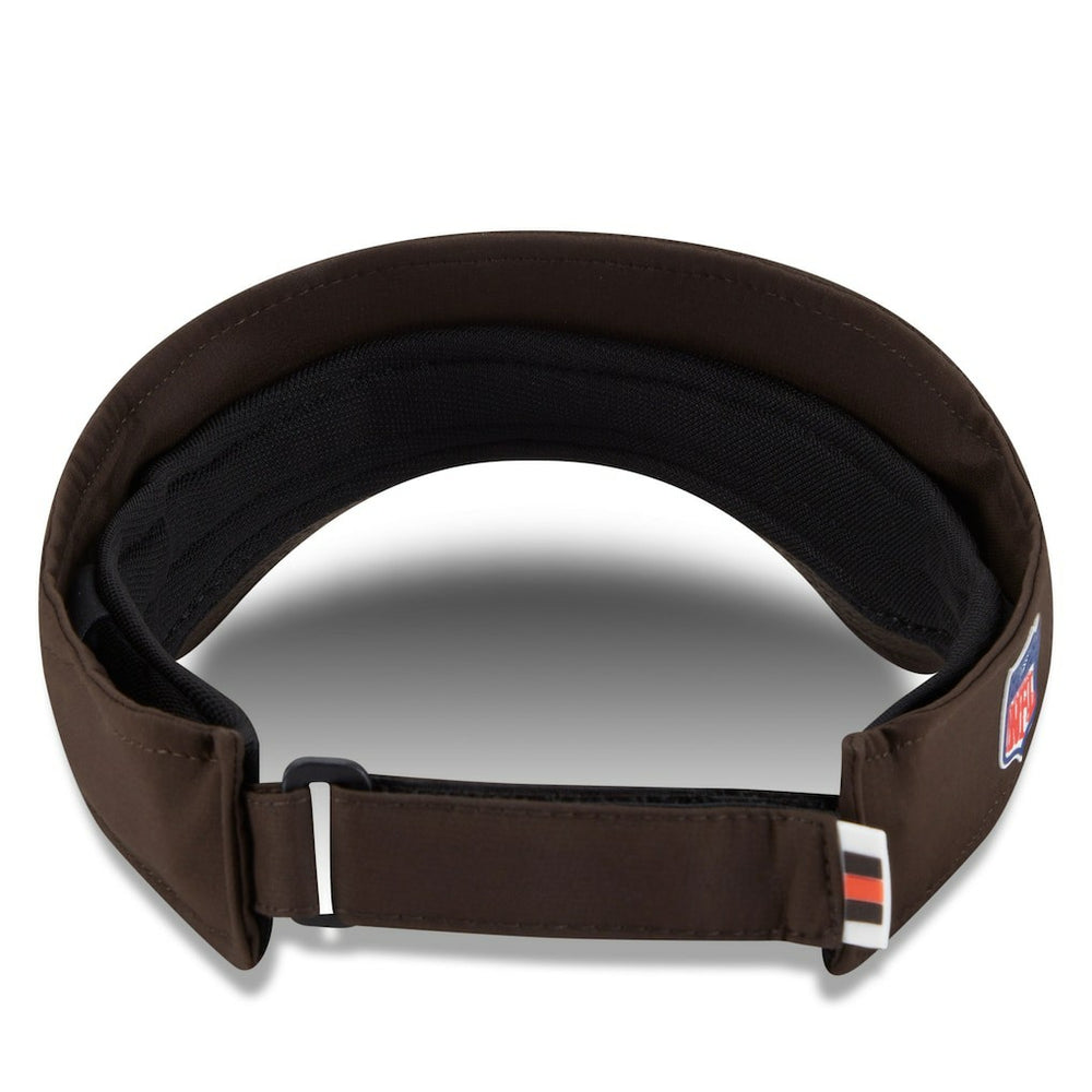 Cleveland Browns New Era 2025 Sideline Visor - Brown