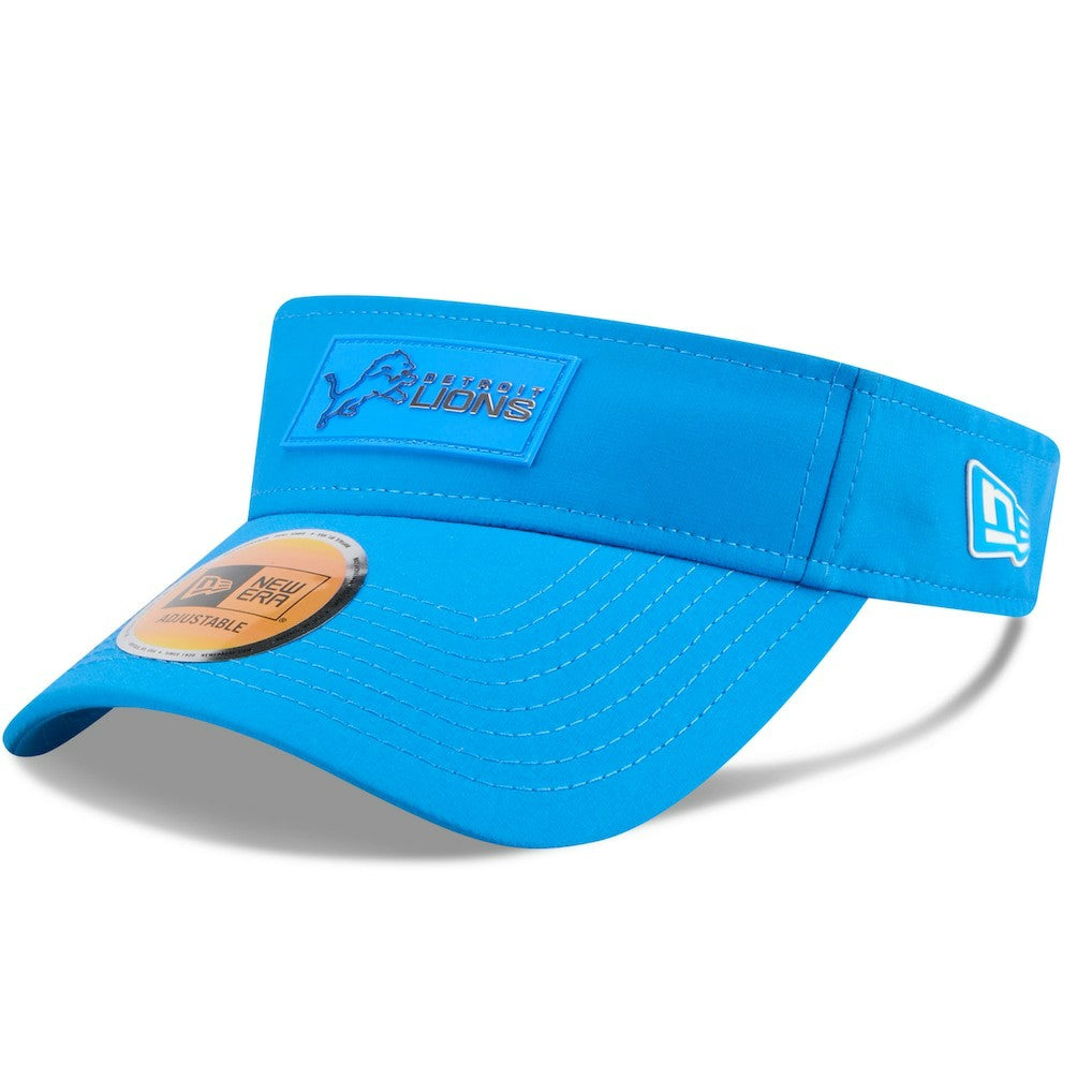 Detroit Lions New Era 2025 Sideline Visor - Blue