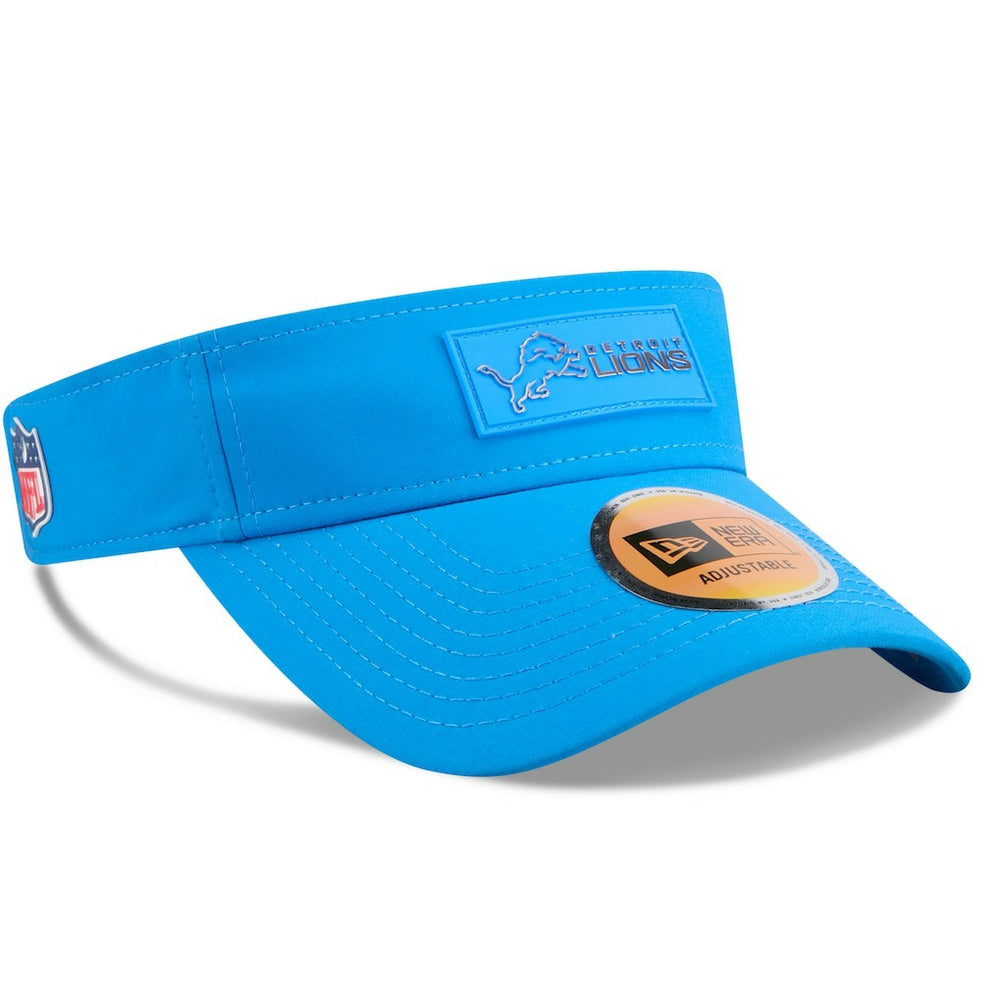 Detroit Lions New Era 2025 Sideline Visor - Blue