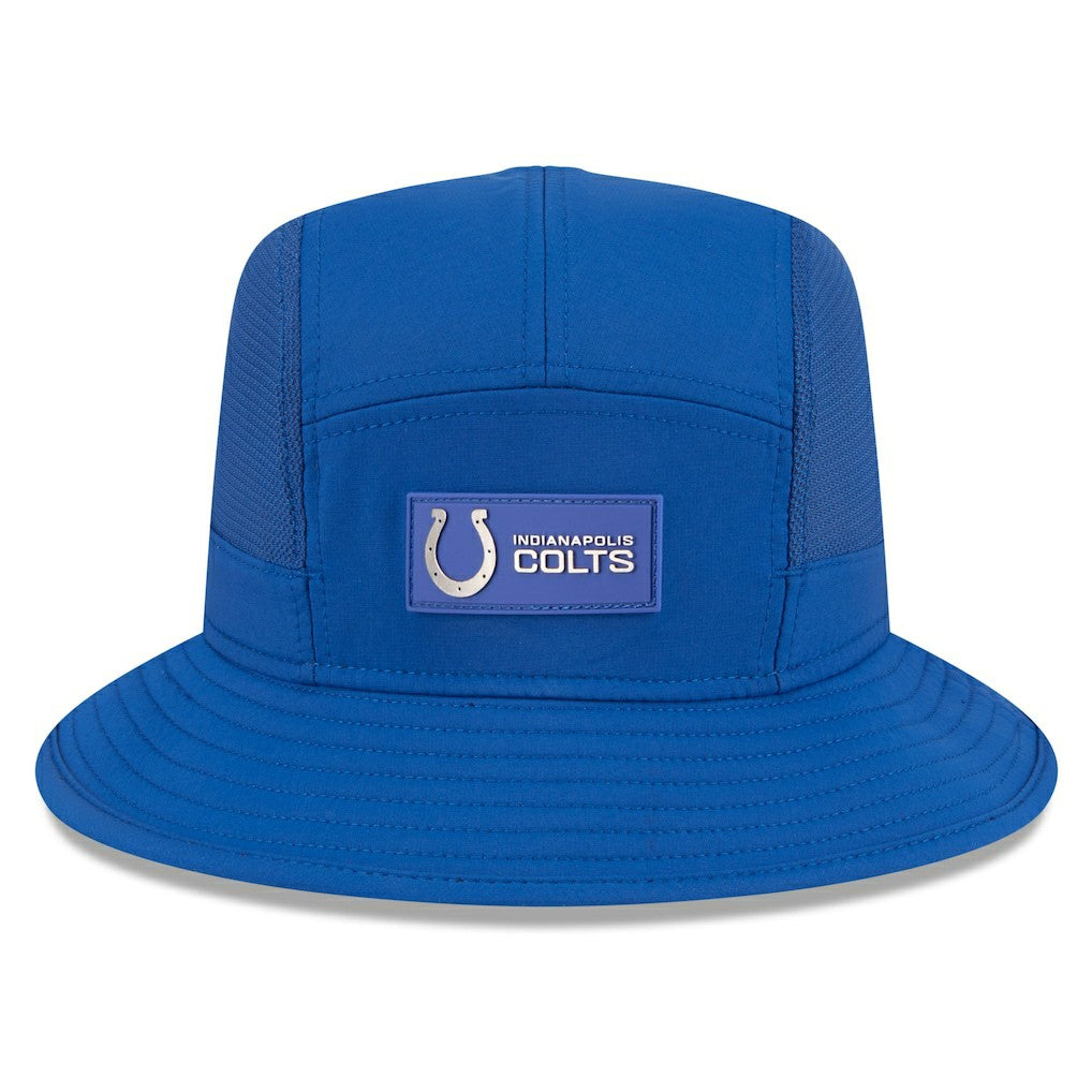 Indianapolis Colts New Era 2025 Sideline Bucket Hat - Royal Hats