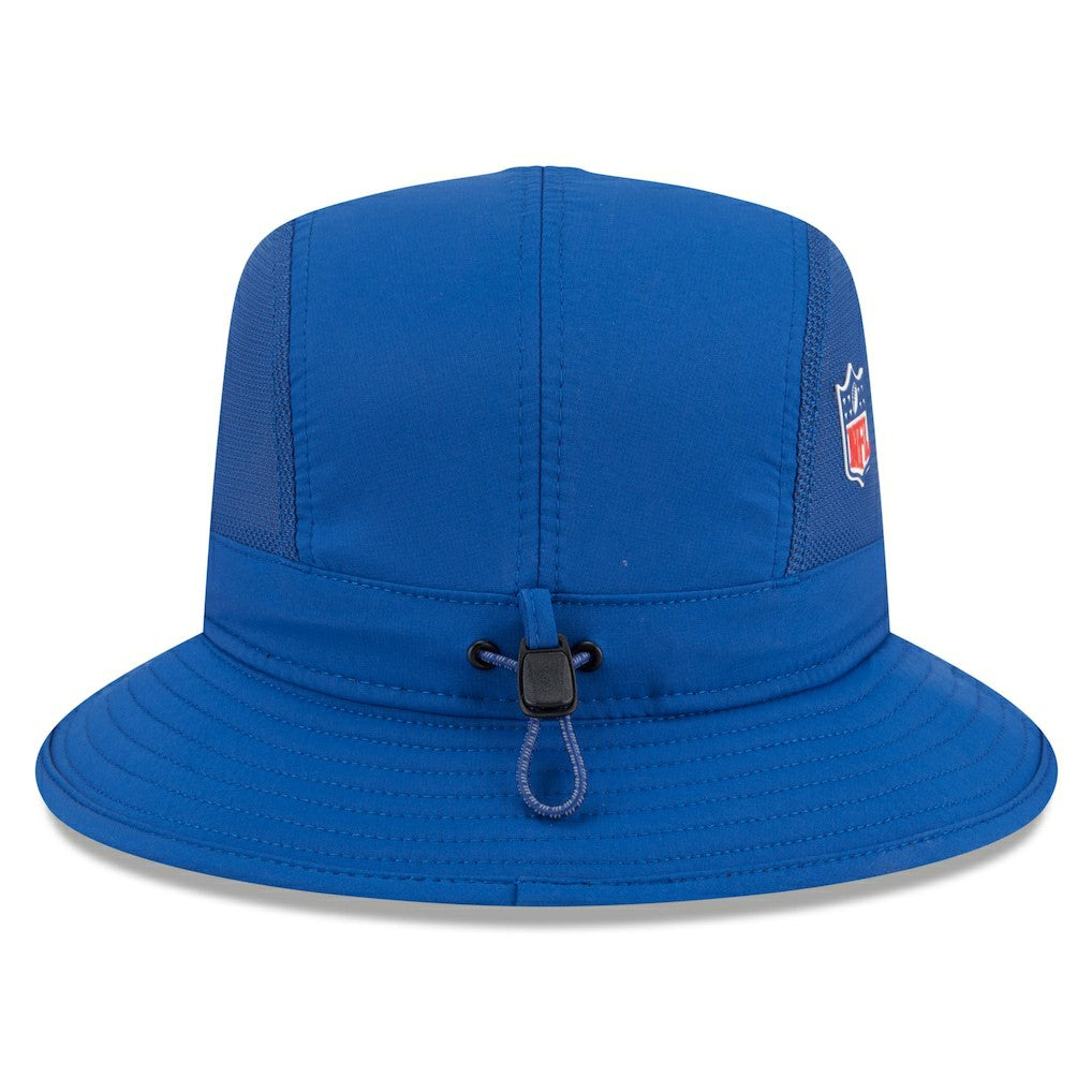 Indianapolis Colts New Era 2025 Sideline Bucket Hat - Royal Hats