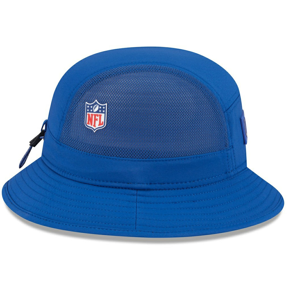 Indianapolis Colts New Era 2025 Sideline Bucket Hat - Royal Hats