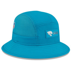 Jacksonville Jaguars New Era 2025 Sideline Bucket Hat - Teal Hats