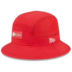 Kansas City Chiefs New Era 2025 Sideline Bucket Hat - Red Hats