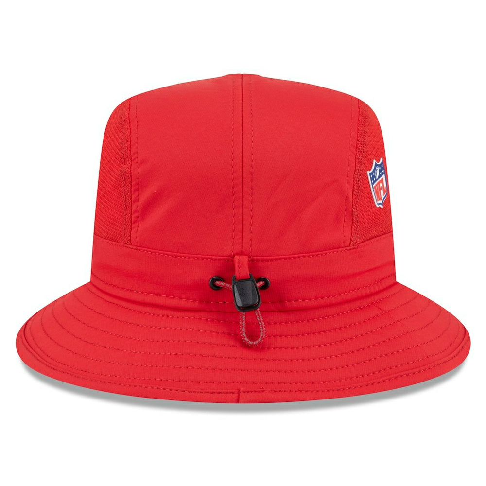 Kansas City Chiefs New Era 2025 Sideline Bucket Hat - Red Hats