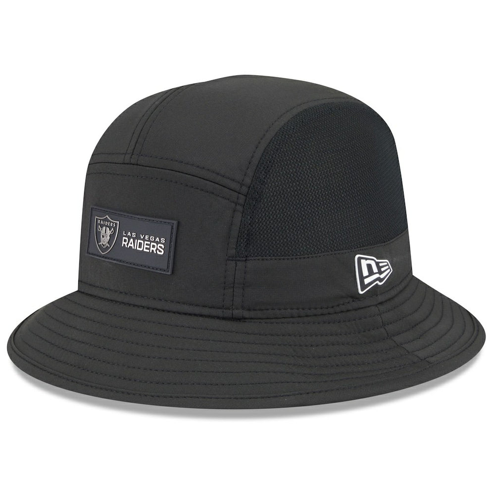Las Vegas Raiders New Era 2025 Sideline Bucket Hat - Black Hats