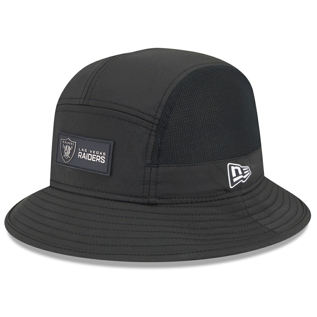 Las Vegas Raiders New Era 2025 Sideline Bucket Hat - Black Hats