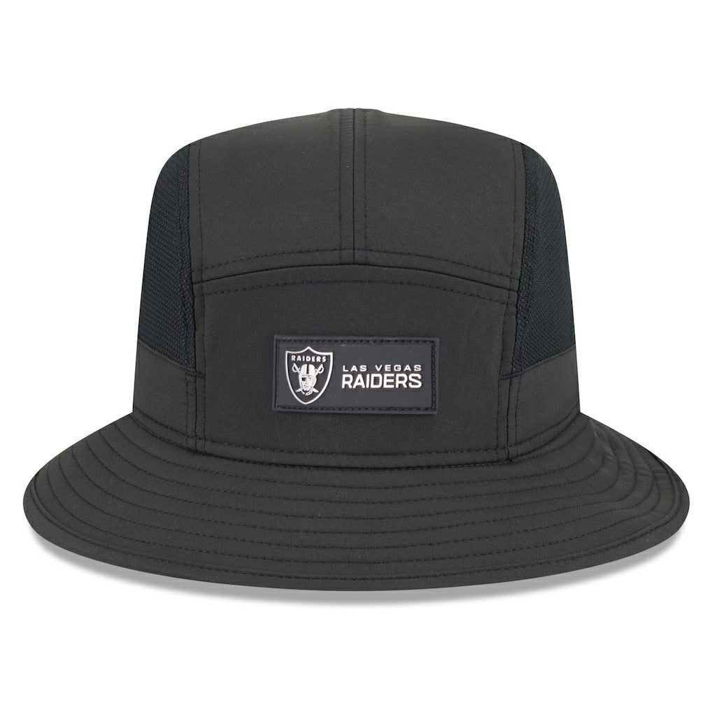 Las Vegas Raiders New Era 2025 Sideline Bucket Hat - Black Hats