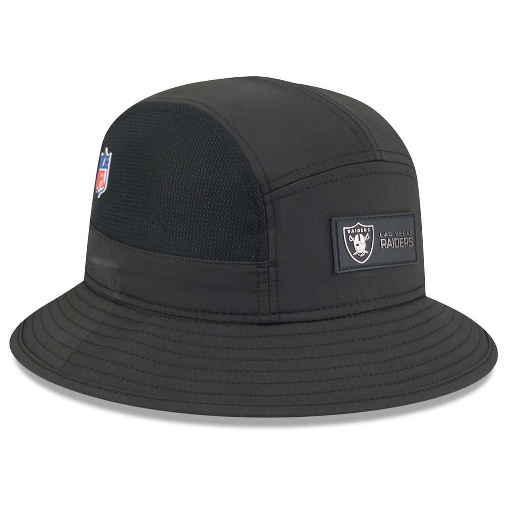 Las Vegas Raiders New Era 2025 Sideline Bucket Hat - Black Hats