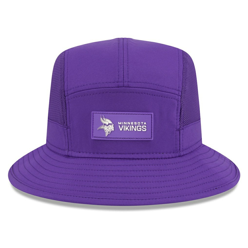 Minnesota Vikings New Era 2025 Sideline Bucket Hat - Purple Hats