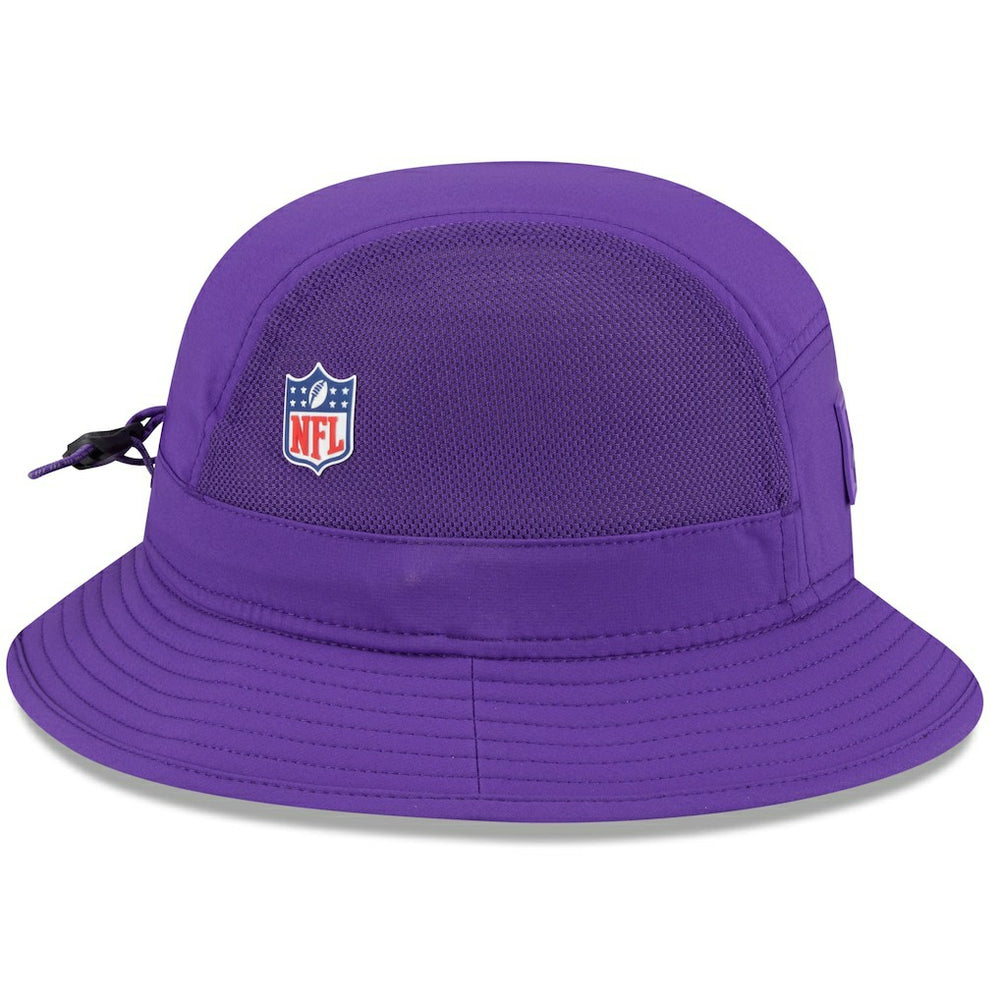 Minnesota Vikings New Era 2025 Sideline Bucket Hat - Purple Hats