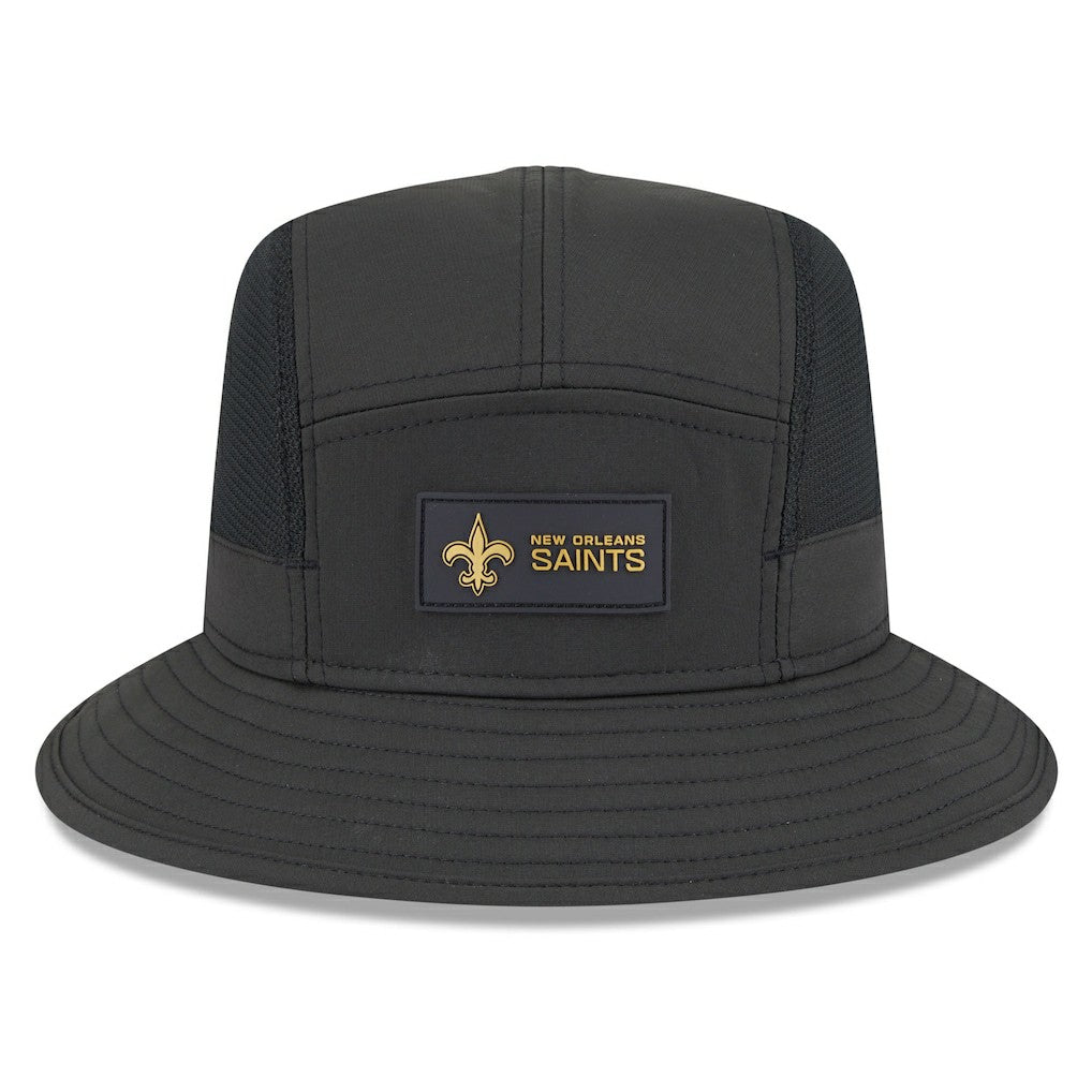 New Orleans Saints New Era 2025 Sideline Bucket Hat - Black Hats