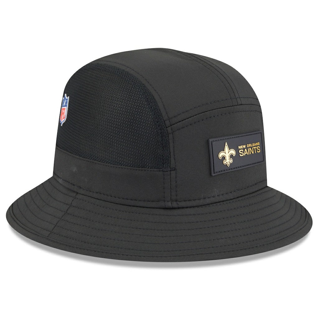 New Orleans Saints New Era 2025 Sideline Bucket Hat - Black Hats