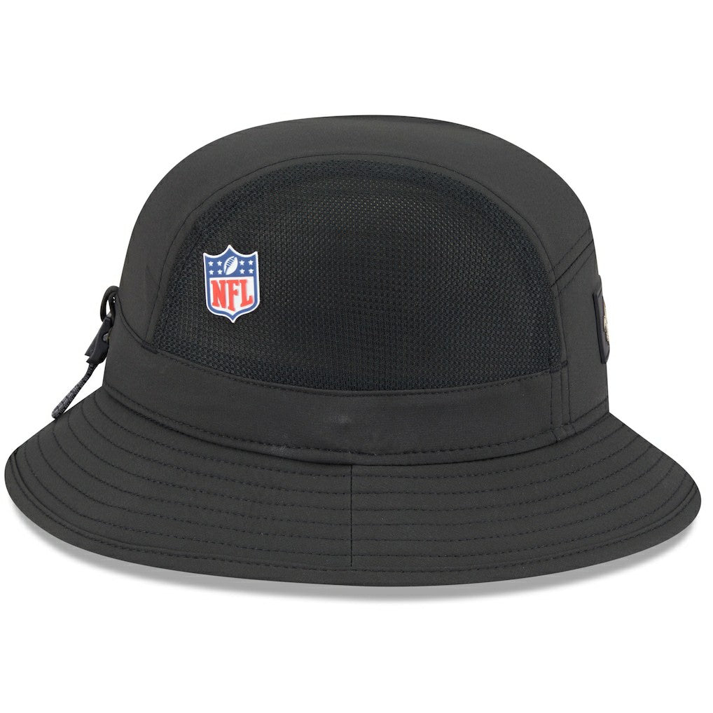 New Orleans Saints New Era 2025 Sideline Bucket Hat - Black Hats