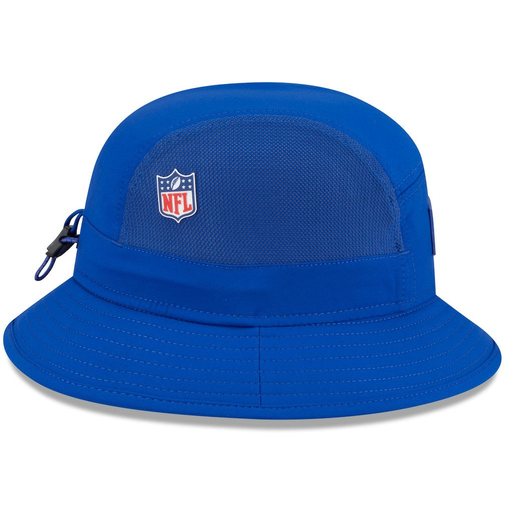 New York Giants New Era 2025 Sideline Bucket Hat - Royal Hats