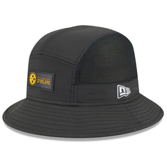 Pittsburgh Steelers New Era 2025 Sideline Bucket Hat - Black Hats